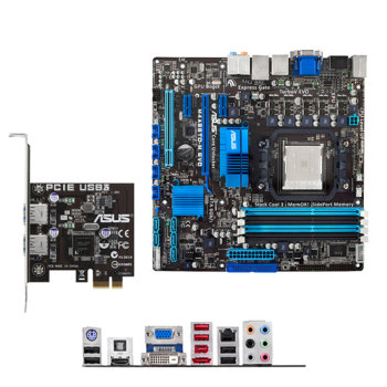 Дънна платка Asus M4A88TD-M EVO/USB3, AMD 880G, AM3, DDR3, VGA+PCI-E (HDMI & DVI), SB7.1, Lan1000, 5xSATA RAID 6Gb/s 0,1,5, 10, 2xUSB 3.0, uATX | JAR Computers Asus M4A88TD-M EVO/USB3