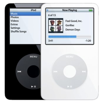 MP3 Apple iPod 30GB Бял/Черен 