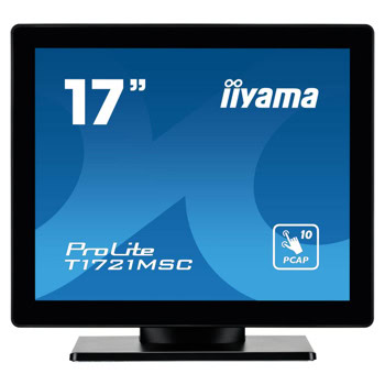 Интерактивен дисплей IIYAMA T1721MSC-B2, 17" (43.18 cm), SXGA TN сензорен дисплей, HDMI, VGA, USB | JAR Computers IIYAMA T1721MSC-B2