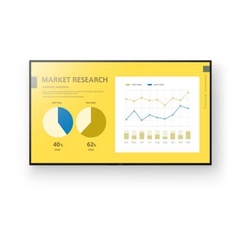 Публичен дисплей Sony FW-50EZ20L, 50" (127cm) 4K/UHD IPS дисплей, DLED, 400 000:1, 350cd/m2, HDR10, Dolby Vision, HDMI, USB, RJ45, RS-232C | JAR Computers Sony FW-50EZ20L