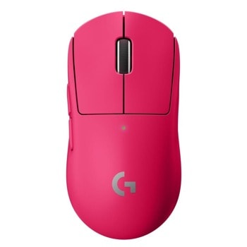 Мишка Logitech G Pro X Superlight Pink (910-005956)(Мостра), оптична (25600 DPI), безжична, USB, розова, 5 бутона | JAR Computers Logitech G Pro X Superlight Wireless Pink Mostra