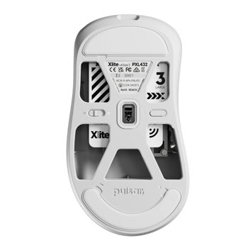 Мишка Pulsar v4 Size3 бяла