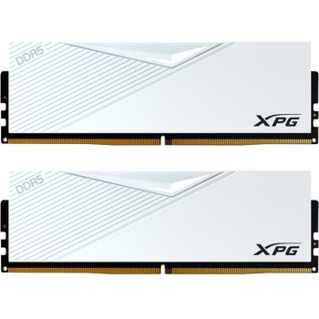 Памет 64GB (2x32GB) DDR5 6000MT/s, A-Data XPG Lancer White, AX5U6000C3032G-DCLAWH, 1.35V | JAR Computers A-Data XPG Lancer 2x32G DDR5 AX5U6000C3032G-DCLAWH