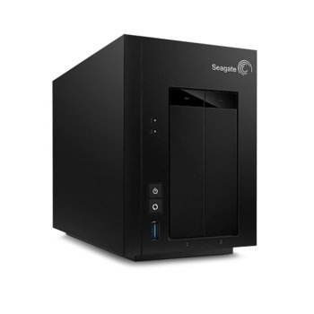 Мрежови диск (NAS) 4TB (2x 2TB) Seagate NAS 2-Bay, дву-ядрен ARM 1.2GHz, 512MB RAM, USB 3.0, 1x Lan1000, 3г. | JAR Computers Seagate Seagate NAS 2-Bay, 4TB