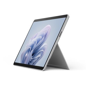 Хибриден лаптоп Microsoft Surface Pro 10 (ZDT-00004)(сребрист), дванадесетядрен Intel Core Ultra 5 135U 1.6/4.4GHz, 13" (33.02cm) PixelSense Flow 120Hz Anti-Glare Touchscreen Display, 16GB LPDDR5X, 256GB SSD, 2x USB4, Windows 11 Pro | JAR Computers Microsoft Surface Pro 10 Platinium ZDT-00004
