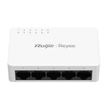 Суич Ruijie RG-ES05F, 100Mbps, 5 порта, 5x 10/100Mbps RJ45 | JAR Computers Ruijie RG-ES05F