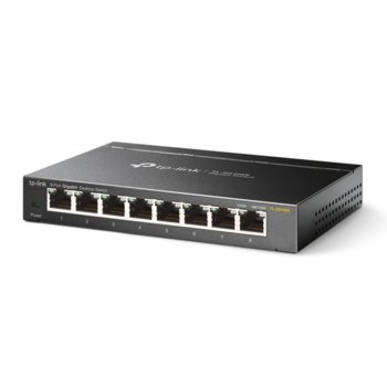 Суич TP-Link TL-SG108S, 1000 Mbps, 8x 10/100/1000Mbps RJ45 | JAR Computers TP-Link TL-SG108S