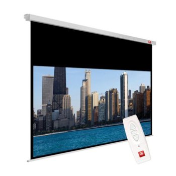 Екран Avtek Business Electric 200, електрически за стена или таван, Matt White, 2000 x 2000 мм, 91", 16:10 | JAR Computers Avtek Business Electric 200