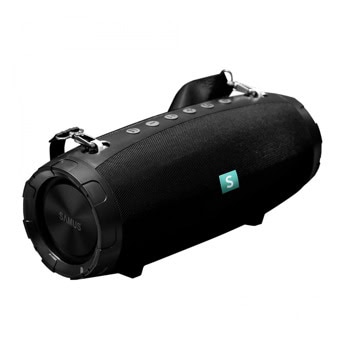Тонколона Samus Monster, 2.1, 70W RMS (2x15W + 40W), Bluetooth, USB, 3.5mm жак, слот за microSD карта, черна, до 6 часа време на работа, IPX7 защита | JAR Computers Преносима тонколона Samus Monster