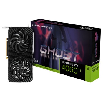 Видео карта nVidia GeForce RTX 4060 Ti, 8GB, Gainward Ghost, PCI-E 4.0, GDDR6, 128-bit, DisplayPort, HDMI | JAR Computers Gainward GeForce RTX 4060 Ti Ghost 8GB