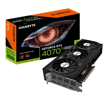 Видео карта Nvidia GF RTX 4070 Ti Super, 16GB, Gigabyte Windforce OC, PCI-E 4.0, GDDR6X, 256-bit, DisplayPort, HDMI | JAR Computers Gigabyte GF RTX 4070 Super Windforce OC