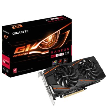 Видео карта AMD Radeon RX480, 8GB, Gigabyte GV-RX480G1 GAMING-8GD, PCI-E 3.0, GDDR5, 256 bit, DisplayPort, HDMI, DVI | JAR Computers Gigabyte GV-RX480G1 GAMING-8GD