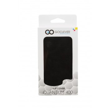 GoClever Flip cover for QUANTUM 400, black