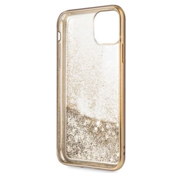 Guess Peony Liquid Glitter iPhone11 GUHCN61PEOLGGO
