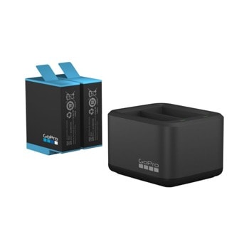 GoPro Dual Battery Charger + Battery за HERO9 Blac