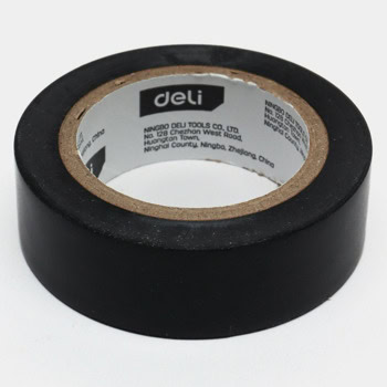 Изолирбанд Deli EDL5261, PVC, 10m дължина, черен | JAR Computers Изолирбанд Deli EDL5261