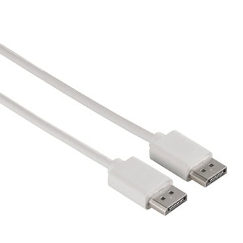 Кабел Hama 200929, от DisplayPort(м) към DisplayPort(м), 1.5m, бял, bulk | JAR Computers HAMA-200929