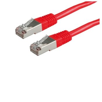 Пач кабел Roline, S/FTP, Cat.6, 1.5m, червен | JAR Computers Roline S/FTP Cat.6 1.5m 21.99.0812