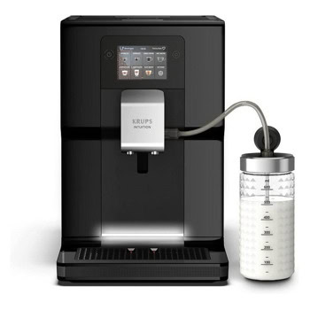 Кафеавтомат Krups EA873810, 1450W, 15 bar, 3 л. обем на резервоара за вода, 3 настройки за температурата, Quatro Force технология, черен | JAR Computers Кафеавтомат Krups EA873810