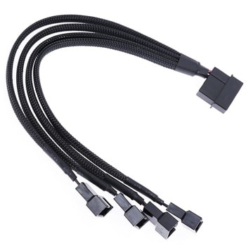 Захранващ кабел 18322, от 4-pin Molex към 4x 4-pin, 0.3m | JAR Computers 18322