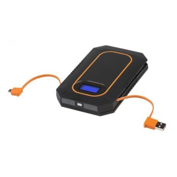 Cоларна външна батерия/power bank A-solar Lava AM114 1st generation, 4000 mAh, microUSB изход, черна | JAR Computers A-solar Lava AM114 1st gen черна