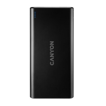 Външна батерия /power bank/ Canyon PB-106, 10000 mAh, черна, 1x Micro-USB, 1x USB-C, 2x USB-A | JAR Computers Canyon PB-106 10000mAh Black