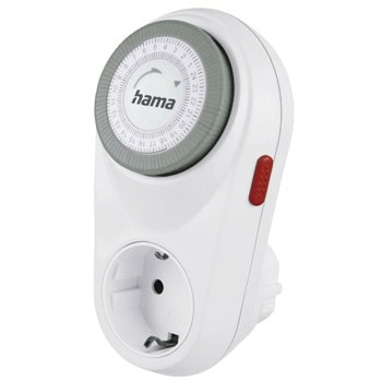Механичен таймер HAMA-223302, 3680W максимална мощност, сив | JAR Computers HAMA-223302