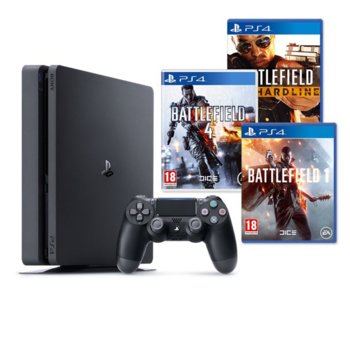 PlayStation 4 Slim - 500GB Battlefield Pack