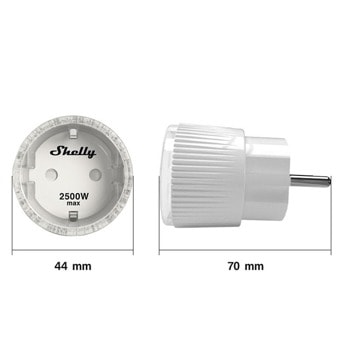 Shelly Plug S - 2500W with WATT Meter