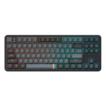 Клавиатура Dark Project ALU87A Midnight, механична, G3MS Zircon Speed суичове, гейминг, RGB подсветка, N-Key Rollover, черна, USB | JAR Computers Dark Project ALU87A Midnight DPKB_MIDNIGHT_87_ANSI