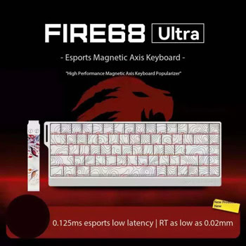 Клавиатура Madlions FIRE 68 ULTRA бяла