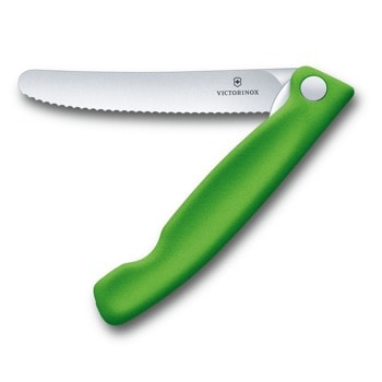 Кухненски нож Victorinox Swiss Classic, 11 см, неръждаема стомана, сгъваем, зелен | JAR Computers Victorinox Swiss Classic 6.7836.F4B
