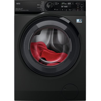 Пералня със сушилня AEG LWR73166OE, клас A/D, 10 кг. капацитет на пералня/6 кг. на сушилня, 1600 оборота в минута, свободностояща, 60 cm ширина, AutoDose сензори, PreciseLoad, черна | JAR Computers AEG LWR73166OE