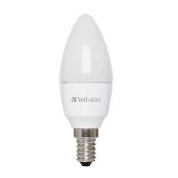 LED крушка Verbatim Clear Candle 52602