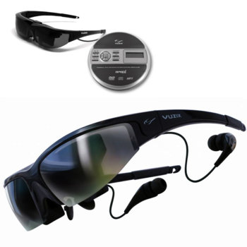 Vuzix Wrap 230 +портативен DVD плейър