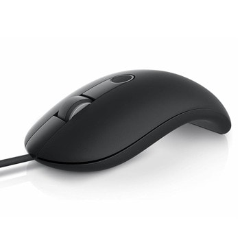 Мишка Dell MS819, оптична, 1000 dpi, USB, четец за пръстови отпечатъци, черна | JAR Computers Dell MS819 570-AARY