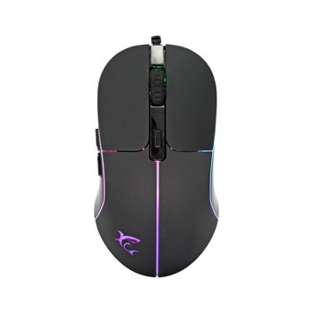 Мишка White Shark GM-5010 Warlock, оптична (6400 dpi), USB, черна, гейминг, 7 бутона | JAR Computers White Shark GM-5010 Warlock