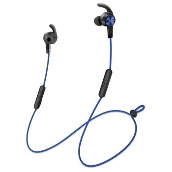 Слушалки Huawei Sport Headphones Lite CM61, безжични, Bluetooth, микрофон, до 11 часа време на работа, водоустойчиви, сини | JAR Computers Huawei CM61, Sport Bluetooth Headphones Lite, Blue