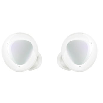 Слушалки Samsung Galaxy Buds+, безжични, Bluetooth, микрофон, време за работа до 11 часа, бели | JAR Computers Samsung Galaxy Buds+ White SM-R175NZWAEUB