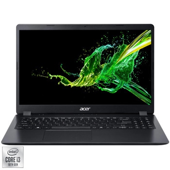 Лаптоп Acer Aspire 3 A315-56 (NX.HS5EX.00H), двуядрен Intel Core i3-1005G1 1.2/3.4 GH, 15.6" (39.62 cm) Full HD Anti-Glare Display, (HDMI), 8GB DDR4, 512GB SSD, 1x USB 3.1, No OS, 1.9kg image