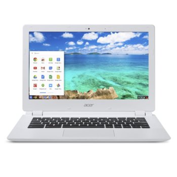 Лаптоп Acer CB5-311 Chromebook (NX.MPREH.009)(Бял),четири-ядрен Tegra K1 CD570M 2.1 GHz, 13.3" (33.78 cm) Full HD Display, 4GB, 32GB SSD, 2xUSB 3.0, Chrome OS, 1.50 kg | JAR Computers Acer CB5-311 NX.MPREH.009