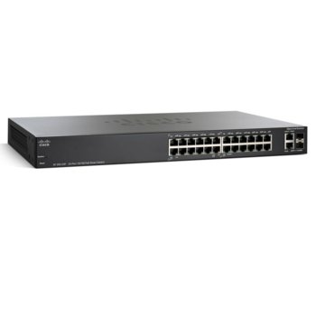 Cisco SF200-24P 24-port 10/100 Managed Smart w PoE