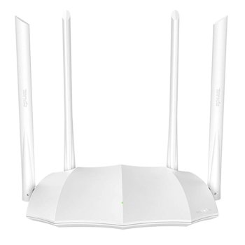 Рутер Tenda AC5 v3, 1200Mbps, 2.4GHz(300 Mbps)/5GHz(867 Mbps), Wireless AC, 3x LAN 100, 1x WAN 100, 4x външни антени, 1000MHz процесор | JAR Computers Tenda AC5 v3