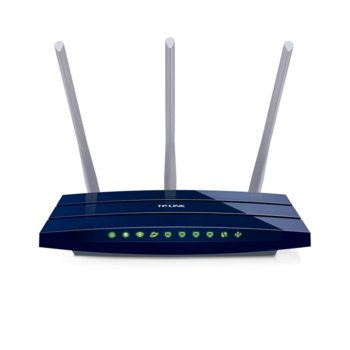 Рутер TP-Link TL-WR1043ND, 450Mbps, 2.4GHz(450 Mbps), Wireless N, 4x LAN 1000, 1x WAN 1000, 1x USB 2.0, 3x външни антени | JAR Computers TP-Link TL-WR1043ND 450Mbps