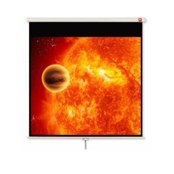 Екран Avtek Video 240, ръчен за монтаж на стена или таван, Matt White, 2400 x 2000 мм, 114", 4:3 | JAR Computers Avtek Video 240