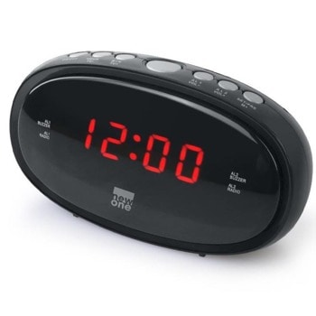 Радиочасовник Muse CR 100, FM/AM радио, двойна аларма, AUX, черен image