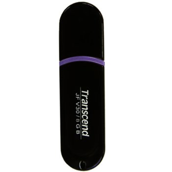Памет 8GB USB Flash, Transcend JetFlash V30 | JAR Computers 8GB USB Flash Transcend JetFlash V30