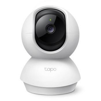 IP камера TP-Link Tapo C200C, куполна Pan/Tilt камера, 2Mpix (1920x1080@15fps), H.264, IR осветление (до 9m), Wi-Fi, microSD слот до 512GB, микрофон И говорител | JAR Computers TP-Link Tapo C200C