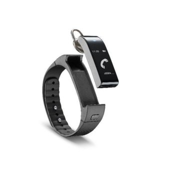 Фитнес гривна Cellular Line Easyfit Talk, Bluetooth mono слушалка, IP54 водоустойчива, черна | JAR Computers Cellular Line Easyfit Talk BTEASYFTOUCHTALKK