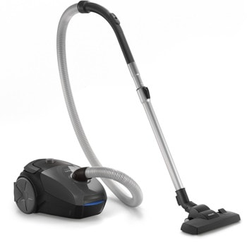 Прахосмукачка Philips PowerGo FC8244/09, с торба, 750 W, 3 л, филтър против алергии, сива | JAR Computers Philips PowerGo